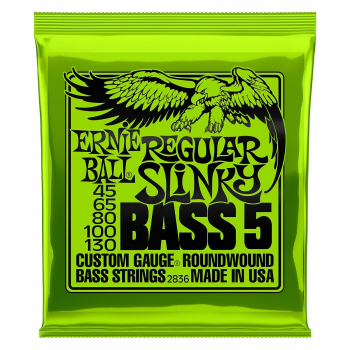 Struny Ernie Ball Regular Slinky Bass 45-130 do basu